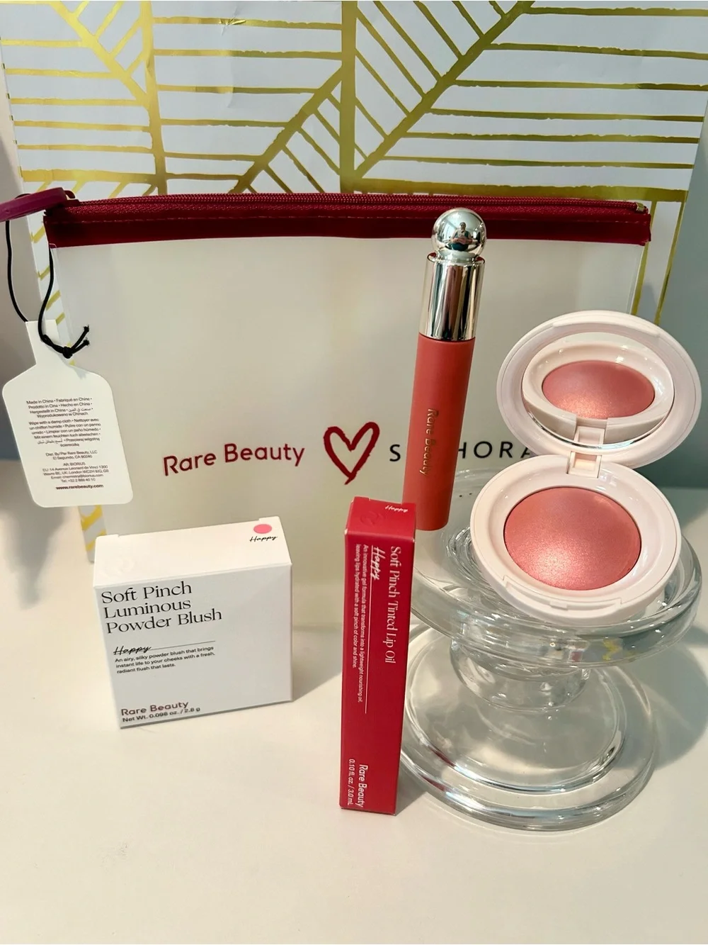 ✨ Rare Beauty x Sephora Limited Edition Happy Set | 2 Full-Size Products + Bag